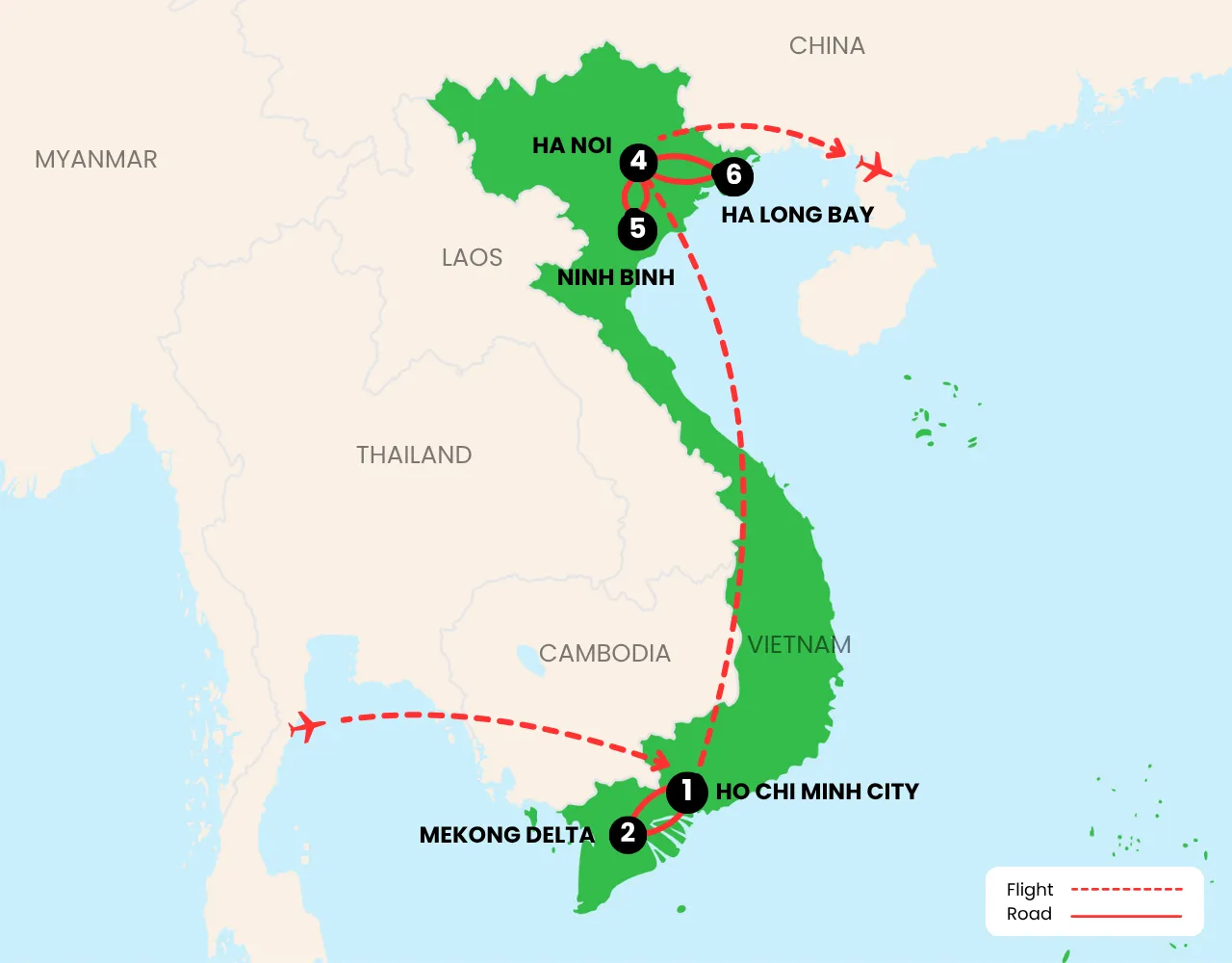Vietnam at Glance 7-day Private Tour