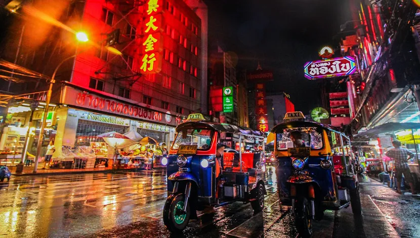 Bangkok city at night