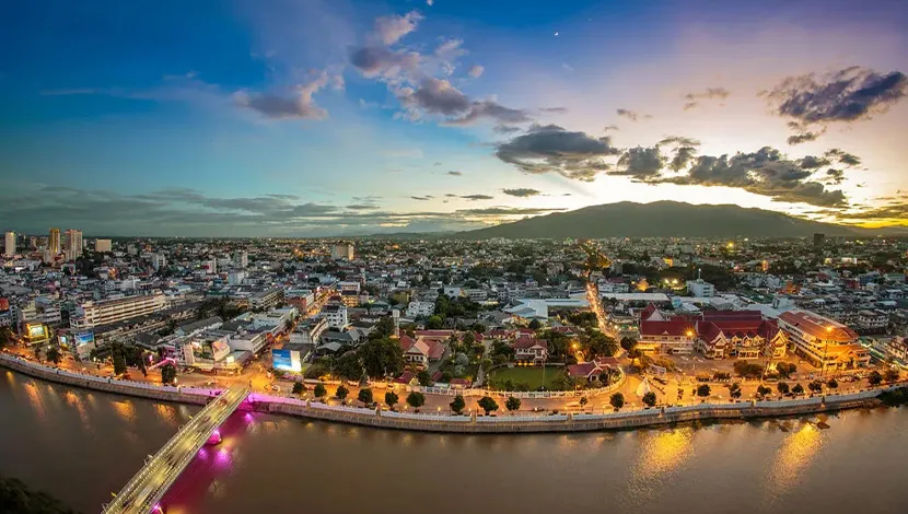 Sunset-view-Chiang-Mai-Thailand